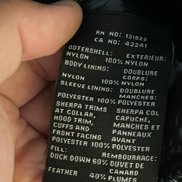 NWT S13/NYC Callie Faux-Sherpa-Trim Down Puffer Coat Size L - Picture 10 of 11